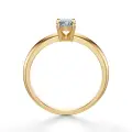 Złoty pierścionek 585 z diamentem 0.40 ct SBPZ_028